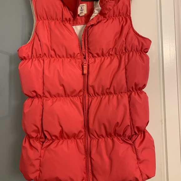 Land’s End puffer vets Kids large size 11-12 Pink - Picture 1 of 3